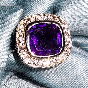 Size 6.5 Chuck Clemency STS Amethyst ring